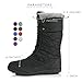 DailyShoes Women's Comfort Round Toe Mid Calf Flat Ankle High Eskimo Winter Fur Snow Boots