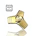 Metal Fidget Spinner toy, Solid Brass Gold Tri Spinner with stainless Steel Bearings which helps to increase focus, relieves stress, anxiety, and boredom. Fidget Spinner + Metal Carrying Case
