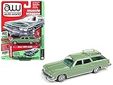 Autoworld 1974 Buick Estate Wagon Ranch Green Limited Edition to 4,400 Pieces Worldwide 1/64 Diecast Model Car