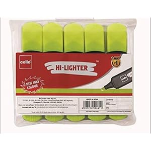 Cello Highlighter Refresh – Pack of 100 (Yellow)