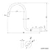 HANEBATH Brass S Style Shower Arm and Flange, Oil Rubbed Bronze Shower Head Extension Arm