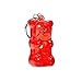 Gummygoods Gummy Bear Bite-Sized Light Up Keychain ? Tummy-Squeeze LED Light - Kids, Accessories, Backpack, Purse, Key Ring, Party Favors (Red)