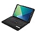 IVSO Galaxy Tab A 10.1 with S Pen Keyboard case - Ultra-Thin PU Leather DETACHABLE Wireless Keyboard Stand Case/Cover for Samsung Galaxy Tab A 10.1 with S Pen SM-P580NZWAXAR(Black)