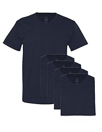 Camiseta con cuello en V para hombre Fruit of the Loom (paquete de 5)
