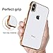Soke iPhone Xs Max Case 2018, Slim Fit Cover Case [Unique Loudspeaker Hole][Drop Protection] with Clear Soft TPU Back and Electroplated Frame for iPhone Xs Max 6.5 Inch (2018 Released), Rose Gold