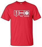 EatSleepTee Men's Eat Sleep Basketball T-Shirt