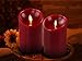 Luminara LED Flameless Candle, Flameless Real Wax Moving Wick LED Candle for Home, Party, Halloween, Wedding Decor with Timer Control Cinnamon Scent 3.5