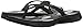 Skechers Performance Women's H2 Goga Lagoon Flip Flop,Black/Gray,7 M US