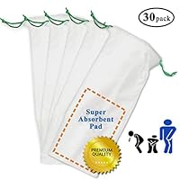 Medokare Medical Grade Urinal Bag - 30 Pee Bags, Superior Absorbent Pad, Portable Emergency Disposable Urinal Toilet, Road Trip Essentials Car Sickness Travel Vomit Bags, Odor Reducing for Men, Women