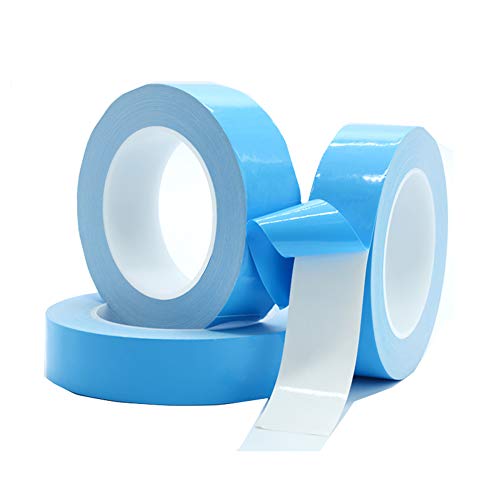 TYLife Thermal Adhesive Tape,25Mx30mmx0.2mm Thermally Double Side Tapes for LED Light,Heat Sink,Computer CPU, GPU Cooler,PC and More, Electrically Insulated - Thumbnail 6