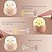 Qwifyu Kids Night Light, Cute Creative Egg Shell Baby Night Light with Touch Sensor, Nursery Night Lights, Kawaii Desk Accessories, Room Decor for Boys Girls Kids Gifts