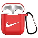 Tusztus Airpods Case Protective Silicone Cover and AirPods Accessories Case Skin Compatible with Apple AirPods 2 and 1