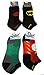 DC Comics Mens Performance Ankle Socks 4 Pair (10-13)