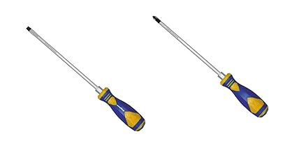 Goodyear striking screwdriver 150mm X 6mm (slotted + philips ) pack of 2