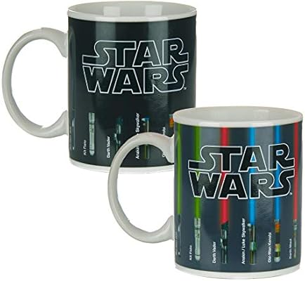 star wars lightsaber heat change mug