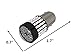 LUYED 2 x 900 Lumens Super Bright 1157 3014 78-EX Chipsets 1157 2057 2357 7528 LED Bulbs Used For Tail Lights,Brake Lights and Turn Signal Lights,Red