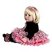 Adora Toddler Doll Ready to Rock Doll with black and pink leopard print outfit and glittery high top sneakers