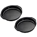 Tebery 2 Pack 8-Inch Round Non-Stick Cake Pan Set, Carbon Steel Layer Cake Baking Pans, Dishwasher Safe