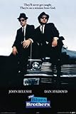 Blues Brothers - Belushi Akroyd Hood SIT Movie Poster