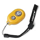 Hapurs Bluetooth Wireless Remote Control Camera Shutter Release Self Timer for iPhone 7/7 Plus 6/6s Plus 5S 5C 5, iPad Air Mini,Samsung Galaxy S7 S6 Edge S5 Tab and other Smartphones
