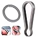 BANG TI Titanium Gear Side-Pushing Keyring and Quick Release Keychain Hook Kit (Original Design, Gift Package)