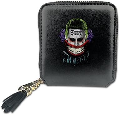 Women's Cool Suicide Squad Joker Colorful Tote Square Wallet Holder Handbags Purse