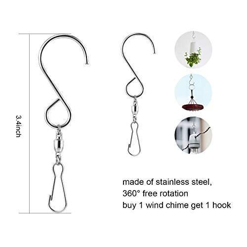 FittiDoll-Wind-Chime-6-Metal-Tubes-Perfect-for-Patio-Garden-and-Outdoor-Home-Dcor-27-Inch