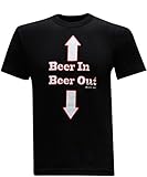 Beer In Beer Out Men's Alcohol Beer Cocktail Funny T-Shirt
