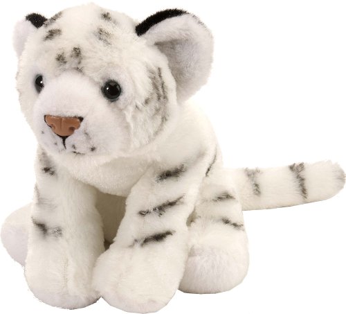 Wild Republic White Tiger Plush, Stuffed Animal, Plush Toy, Gifts for Kids, Cuddlekins 8 Inches - //coolthings.us