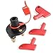 Qiorange Car Battery Isolator Disconnect Cut OFF Power Kill Switch Pack of 1