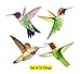 Anti-Collision Window Clings Bird Alert Collision Decals to Prevent Bird Strikes on Window Glass - Set of 12 Hummingbirds