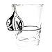 PDTXCLS Aeiniweraabbcc TANGDIAABBCC AMOCHY Pair of 2oz Bikini Shot Glasses Pirate Design Set - Collectible Souvenier