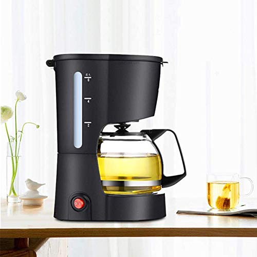 DSY Filterkaffeemaschine, Tropfkaffeemaschinen Mit 0,6L Glaskanne Abnehmbarer Filterkaffeemaschine Anti-Trop-Design Warm… – Bild 5
