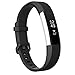 AK band32-c Band Replacement Wristband Strap with Secure Metal Buckle for Fitbit Alta/Fitbit Alta HR, Black, Small
