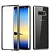 Samsung Galaxy Note 8 Clear Case, MoKo Slim Lightweight TPU Gel Bumper Shock-absorbing Rigid Transparent Back Cover Anti-scratch Protective Case for Samsung Galaxy Note 8 (2017) - Black + Clear