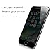 iPhone 7 Plus Screen Protector, Aonear Privacy Tempered Glass Screen Cover Film 9H Hardness and Easy Install Anti Spy Screen Protector for iPhone 7 Plus(Black)