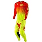 Troy Lee Designs - SE Air Starburst Flo-Yellow & Orange Jersey/ Pant Combo - Size X-LARGE/ 36W
