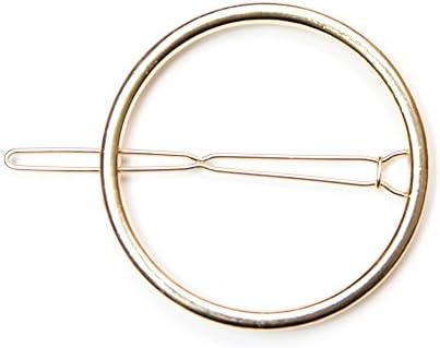 Hair Clips by eFemme USA | Hair Accessories for Women, Gold Circle (1pc)