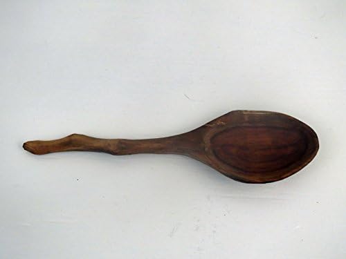 Finely Hand Carved Apple Wood Serving or Stirring Spoon