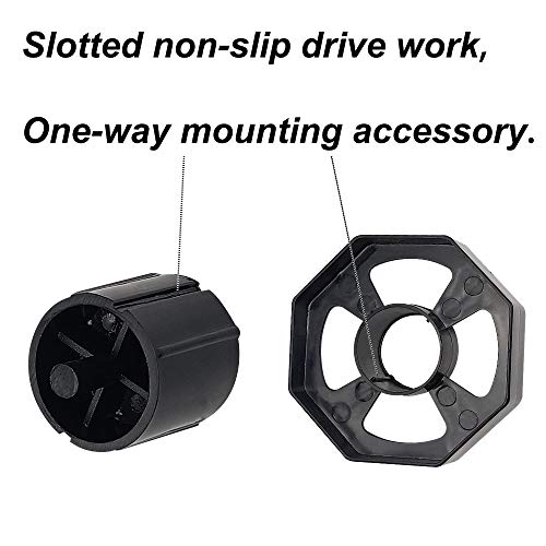 Tape Dispenser,Holder Fits 1" and 3" Core,Desk Heat Tape Dispenser 6.3 x 2.4 x 3.3 Inch,Weighted Non-Skid Base,Easy for One-Handed Dispensing,2-Pack Black - Thumbnail 4