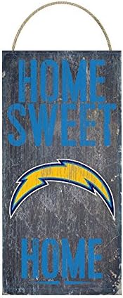 Team Home Sweet Home Distressed Vintage Wood Sign for Fan Wall Decor CHOOSE YOUR TEAM!!! (San Diego Chargers)