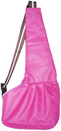 Prettysell Pet Dog Puppy Cat Carrier Bag Oxford Cloth Sling Single Shoulder Bag-Small,Pink