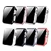 8 Pack Fintie Case Compatible with iWatch SE 44mm Series 6 5 4, Slim Lightweight Hard Protective Bumper Cover