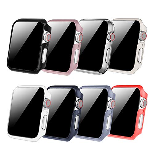 Fintie [8 Color Pack] for Apple Watch Series 5 / Series 4 Case 44mm, Slim Lightweight Hard Protective Bumper Cover for iWatch Series 5 4