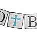 God Bless Banner Baptism Christening First Communion Baby Shower Decoration Bunting Garland Party Supplies Decor Sign Dedication (Blue Cross)
