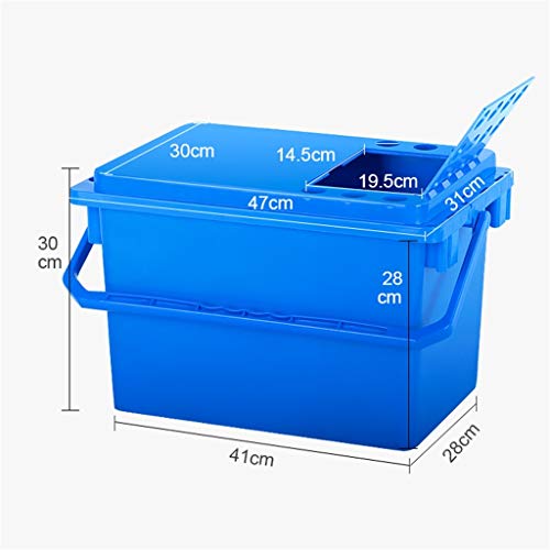 BYDBNR Angelkasten, Multifunktionsfischereimer PP Angelzubehör Aufbewahrungsbox – Bild 6