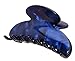 Navy Blue Hair Clip for Women, Medium Couture Claw Clip for Thick or Fine Hair, Slip-Free Strong Hold, Lightweight, Damage-Free Design, Nacro Ocean | France Luxe