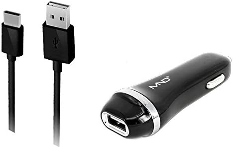2-in-1 Type-C USB Chargers for Sony Xperia XZ, F8331, F8332, Xperia X Compact, F5321 (Black) - 2.1Ah Car Charger Adapter + USB Charging Cable