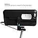 PROG-X iPhone 6S Plus Selfie Stick, Portable Extendable Monopod Wired Selfie Stick Case Cover for Apple iPhone 6 Plus / iPhone 6S Plus (Black)