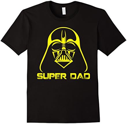 Mens Father My Super Dad Tshirt for Daddy's Day, Birthday 2XL Black